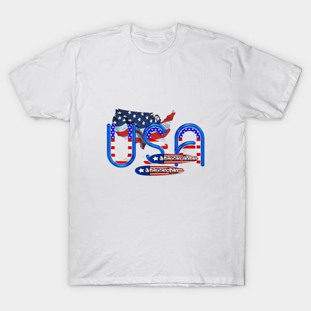 Surf USA T-Shirt by teepossible